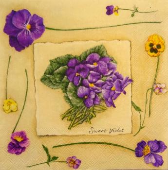 068 Stiefmütterchen - 3-ply (purple) - Ambiente